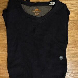 NWT Men’s Northwest Black Thermal Long Sleeve Top - Size 4XL